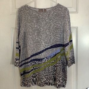 Chico’s Size 2 3/4 Sleeve Tee Shirt